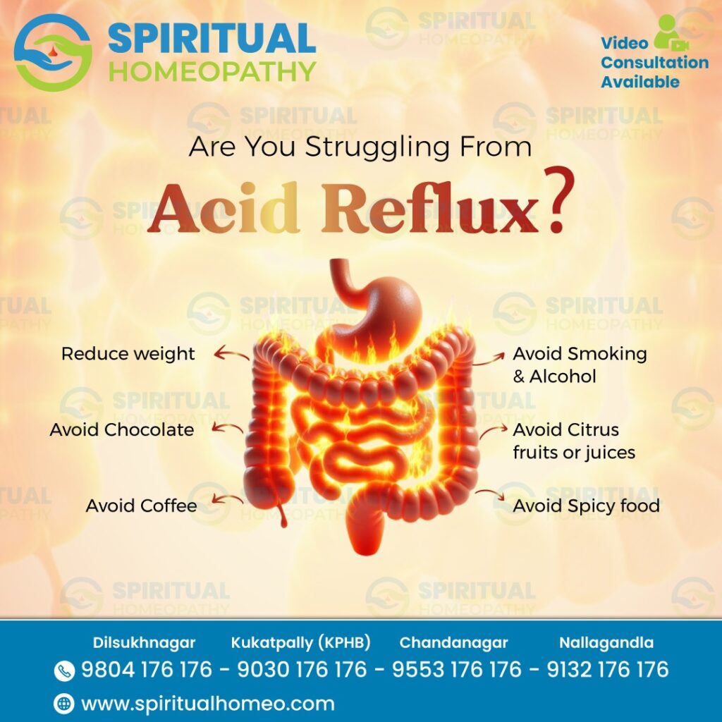 Effective Solutions for Acid Reflux: Expert Advice from the Best Homeopathy Doctors in Hyderabad