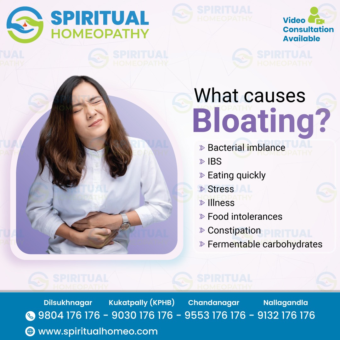 Natural Approaches to Bloating: Expert Homeopathy Treatments from Hyderabad’s Best Doctors”