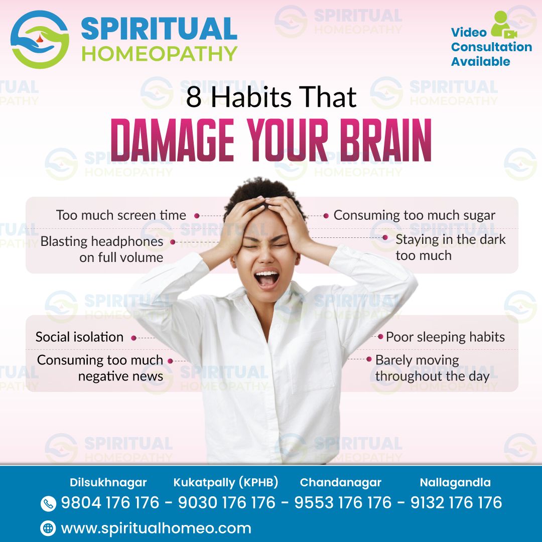 Are You Damaging Your Brain Without Knowing? Tips from the Best Homeopathy Doctors in Hyderabad
