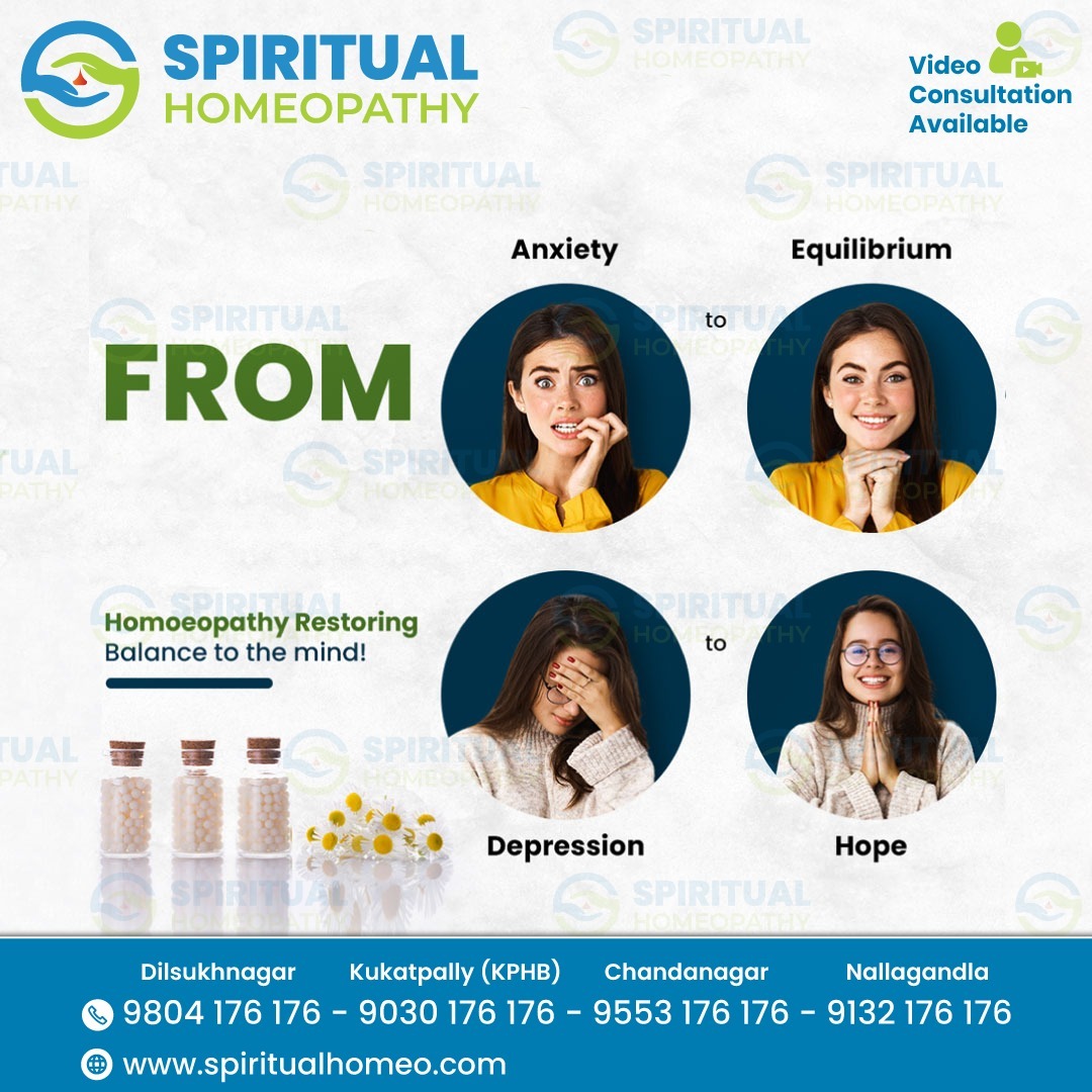 From Anxiety to Equilibrium & Depression to Hope