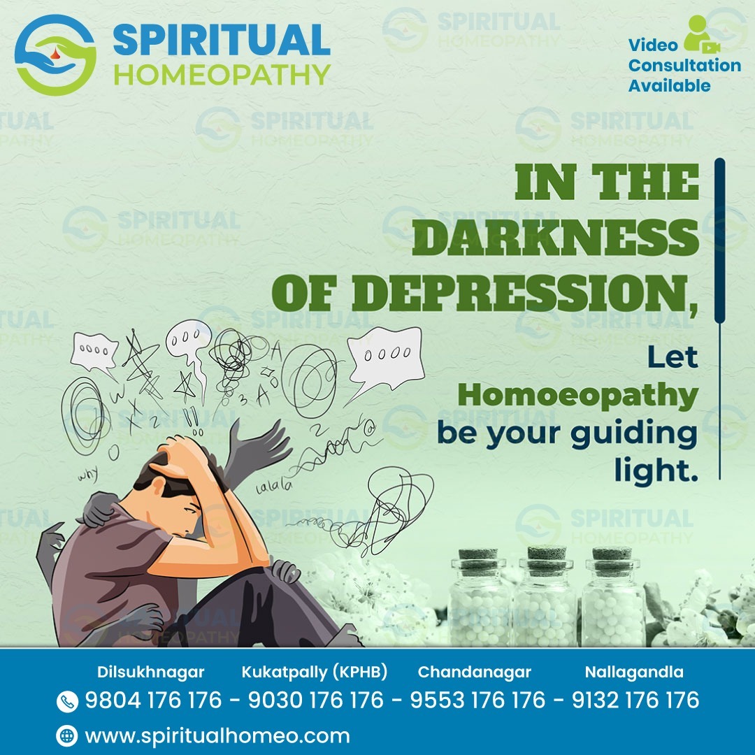 Natural Treatment for Darkness of Depression at Leading Homeopathy Clinics in Chadanagar