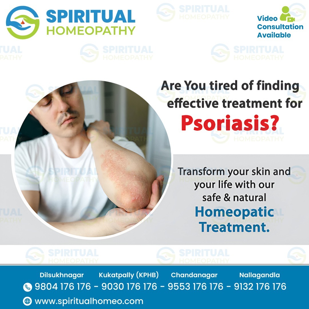 Psoriasis Care with Homeopathy Treatment in Hyderabad
