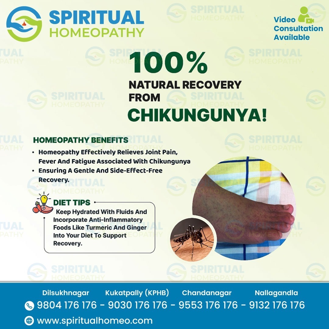 Natural Homeopathy Treatment for Chickengunya by Best Homeopathy Doctors in Hyderabad