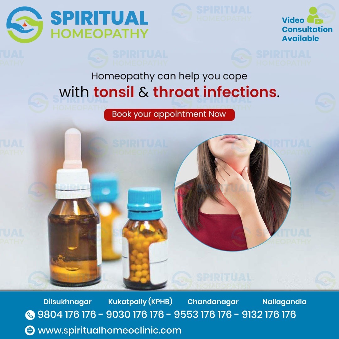 Homeopathy Treatment for Tonsils & Throat Infections in Nallagandla