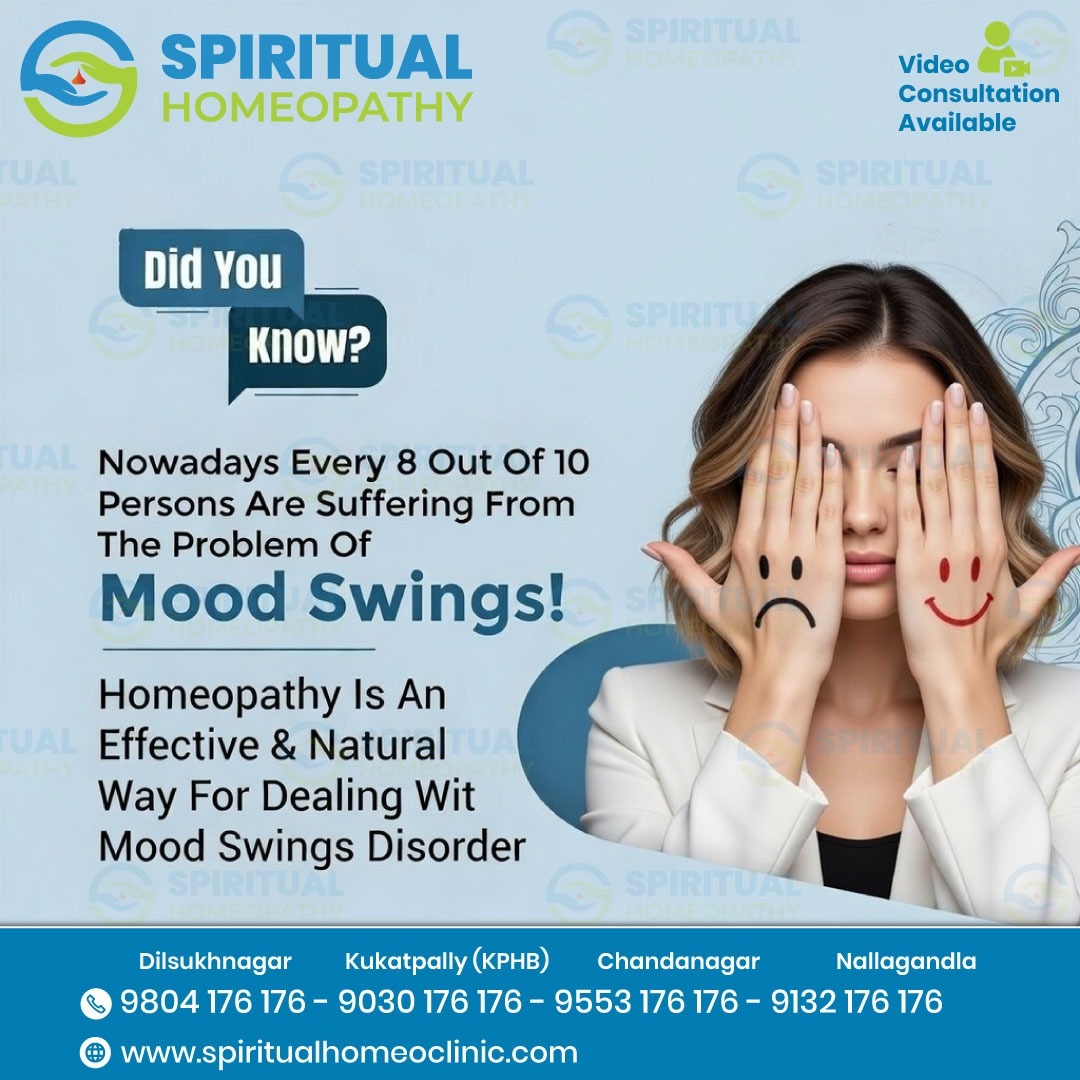 Gentle Healing for Mood Swings by Homeopathy Doctor in Hyderabad