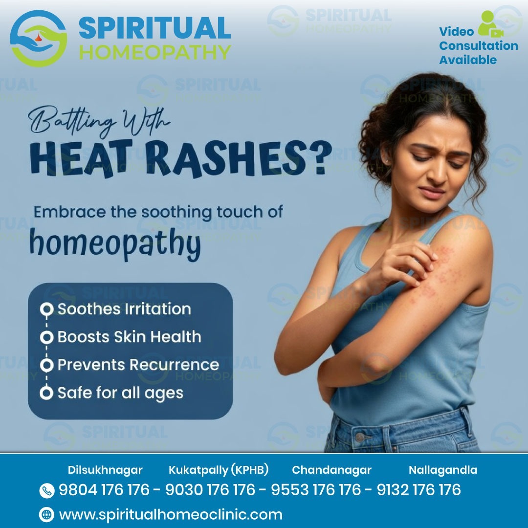 Get Relief from Heat Rashes | Best Homeopathy Clinic in Nallagandla