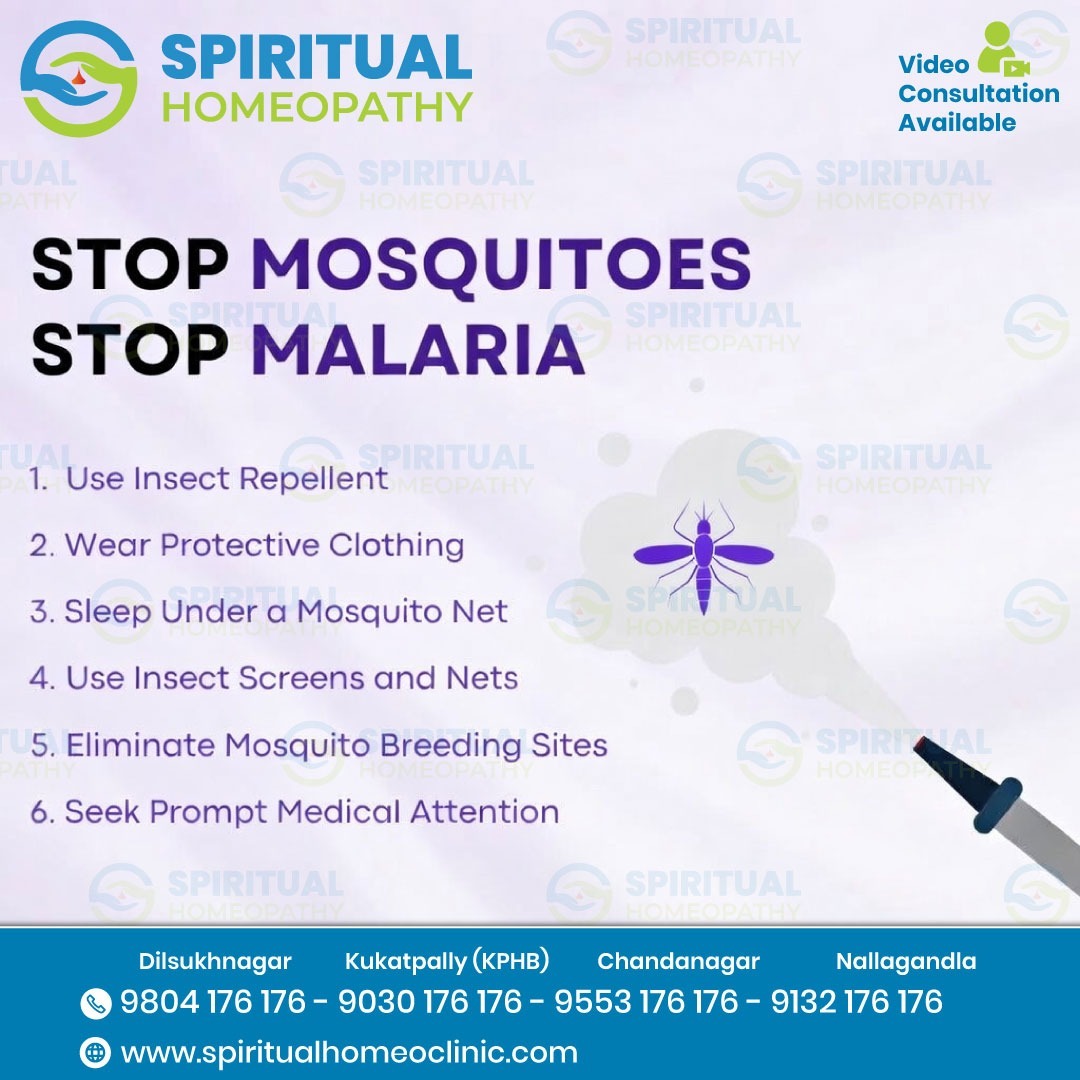 Safe Malaria Care by Best Homeopathy Doctors in Nallagandla
