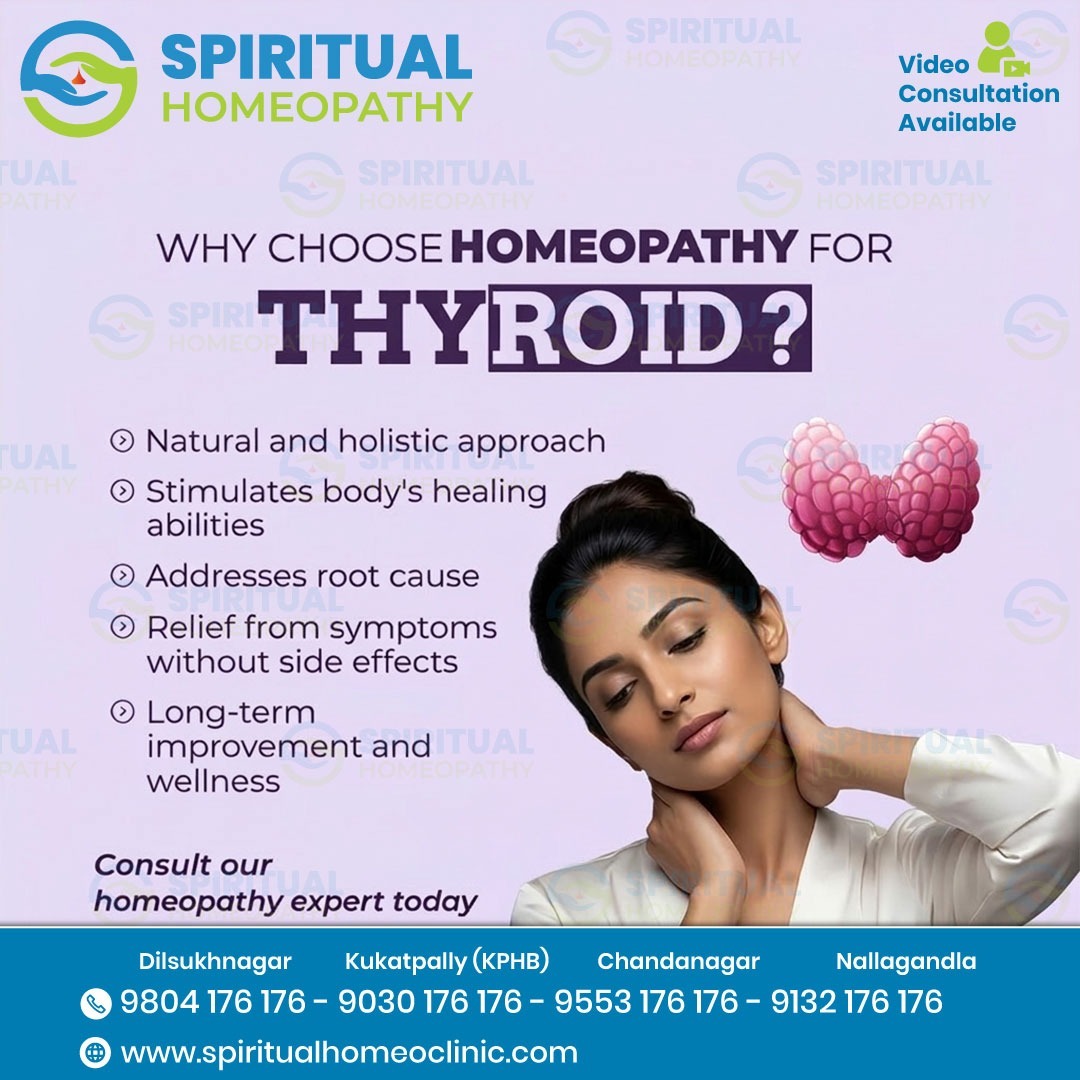 Thyroid Wellness with Homeopathy Treatment at Homeopathy Clinic in Nallagandla
