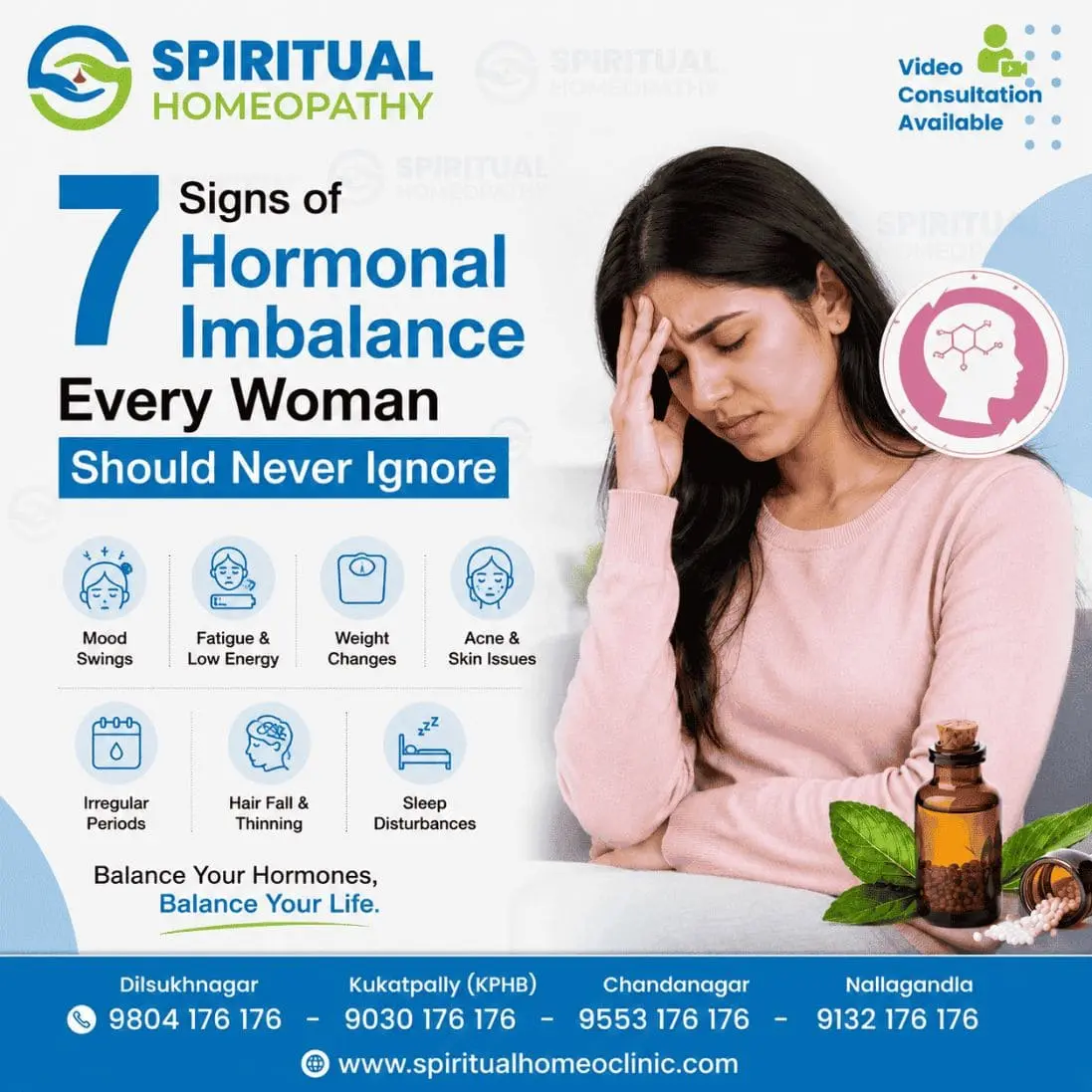 Hormonal Imbalance Homeopathy Doctor in Nallagandla Hyderabad
