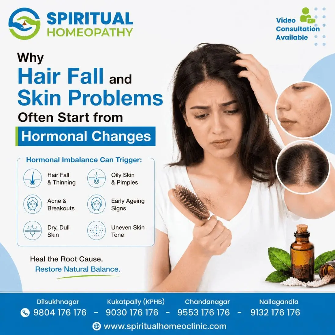 Skin and Hair Homeopathy Doctor in Nallagandla Hyderabad