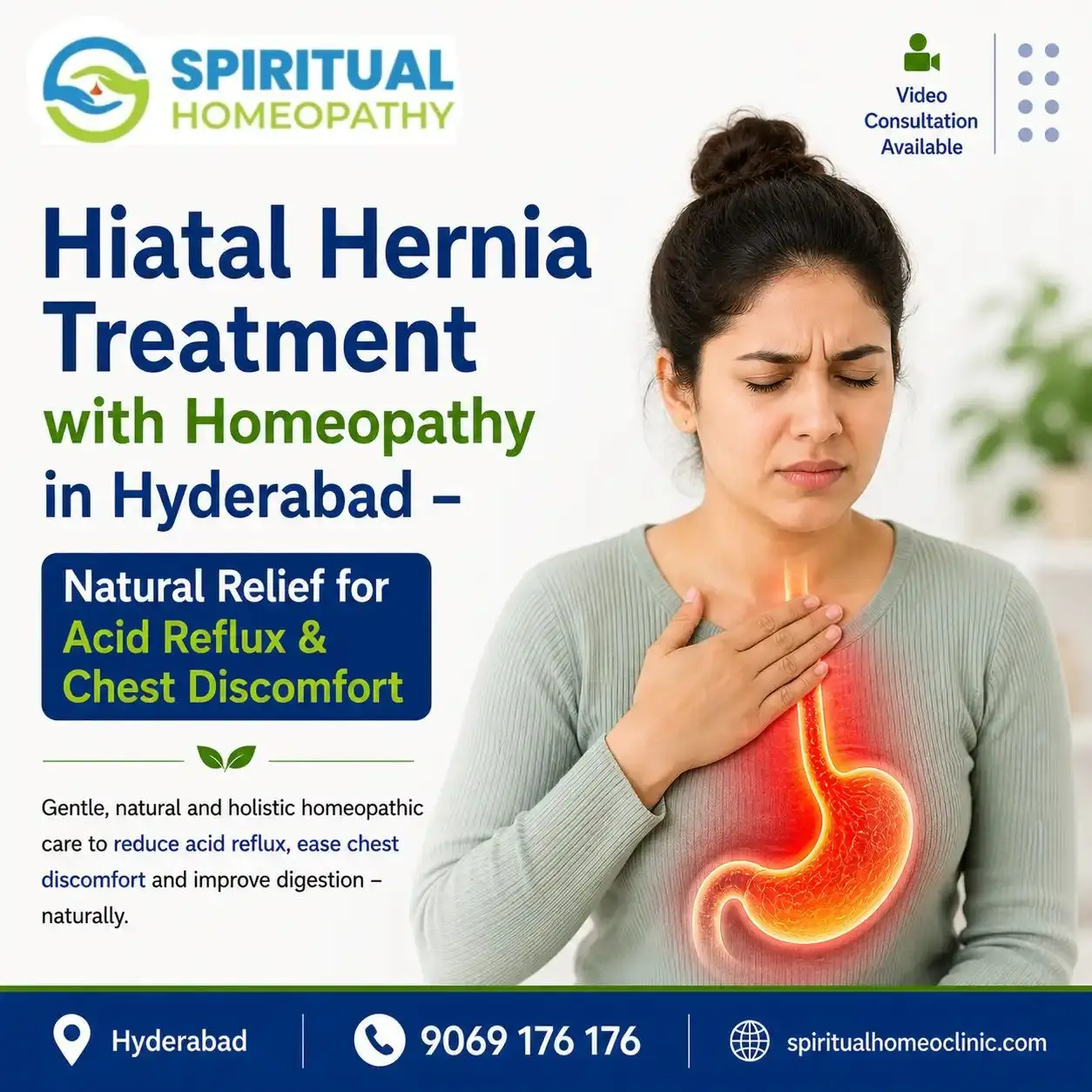 Hiatal Hernia Treatment with Homeopathy in Hyderabad